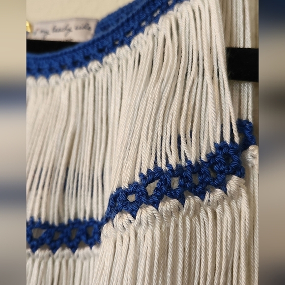 My Beachy Side Emily In Paris Bonbon Crocheted Halter Top - Picture 9 of 11